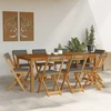 Lauko bistro kėdės 8 pcs Tamsiai pilka 40 x 53 x 80 cm