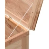 Lauko dėžė pagalvėlėms, 99x50x56,5cm, eglės medienos masyvas