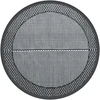 Lauko kilimas, pilkos spalvos, 200cm skersmens, PP