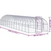 Lauko narvas viščiukams, 3x12x2m, galvanizuotas plienas