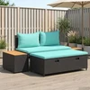 Lauko baldų komplektas Lauko sofos komplektas 4 -Seater 4 vnt. 55 x 30 x 39 cm