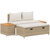 Lauko baldų komplektas Lauko sofos komplektas 4 -Seater 4 pcs 55 x 30 x 39 cm