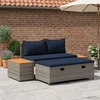 Lauko baldų komplektas Lauko sofos komplektas 4 -Seater 4 vnt. 55 x 30 x 39 cm