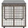 Lauko stalas Pilka ir juoda 80 x 40 x 40 cm