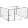 Lauko šunų voljeras su durelėmis, 2x2x1 m, cinkuotas plienas