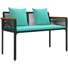 Lauko suolas 2 -Seater 117 x 54 x 74.5 cm poliratanas