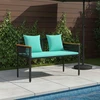 Lauko suolas 2 -Seater 117 x 54 x 74.5 cm poliratanas