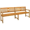 Lauko baldų komplektas Lauko suolas Natūrali 220 x 55,5 x 90 cm