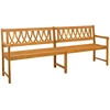 Lauko suolas 2 -vietis 220 x 56 x 90 cm Kietos akacijos mediena