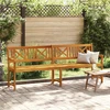 Lauko suolas Natūrali 220 x 56 x 90 cm Kietos akacijos mediena