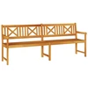 Lauko suolas Natūrali 220 x 56 x 90 cm Kietos akacijos mediena