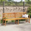 Lauko suolas Natūrali 220 x 56 x 90 cm Kietos akacijos mediena