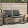Lauko suolas Paprastas Pilka ir tamsiai pilka 116 x 55 x 82 cm