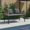 Lauko suolas Pilka ir tamsiai pilka 117 x 54 x 74.5 cm