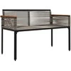 Lauko suolas Pilka ir tamsiai pilka 117 x 54 x 74.5 cm
