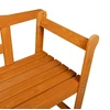 Lauko suolas 2 -Seater 119 x 44 x 76 cm Kietos pušies mediena