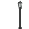 Lauko šviestuvas, juodos spalvos, 80cm, nerūdijantis plienas