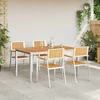 Lauko valgomojo komplektas 5 vnt. 150 x 90 x 75 cm