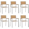 Lauko valgomojo komplektas 7 vnt. 180 x 90 x 75 cm