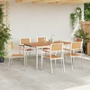 Lauko valgomojo komplektas 7 vnt. 150 x 90 x 75 cm