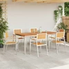 Lauko valgomojo komplektas 7 vnt. 180 x 90 x 75 cm