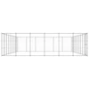 Lauko voljeras šunims, galvanizuotas plienas, 65,34m²