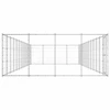 Lauko voljeras šunims, galvanizuotas plienas, 53,24m²