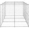 Lauko voljeras šunims, galvanizuotas plienas, 7,26m²