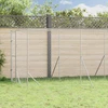 Lauko voljeras šunims, sidabrinis, 2x6x2m, plienas