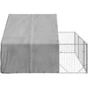 Lauko voljeras šunims su aptvaru, 3x3x1,9m, plienas