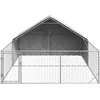 Lauko voljeras šunims su aptvaru, 4x3x1,9m, plienas
