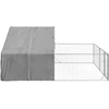 Lauko voljeras šunims su aptvaru, 5x3x1,9m, plienas