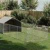 Lauko voljeras šunims su aptvaru, 6x2x1,5m, plienas