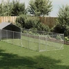 Lauko voljeras šunims su aptvaru, 8x2x1,5m, plienas