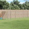Lauko voljeras šunims su stogu, galvanizuotas plienas, 16,94m²