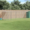 Lauko voljeras šunims su stogu, galvanizuotas plienas, 12,1m²
