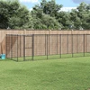 Lauko voljeras šunims su stogu, plienas, 16,94m²