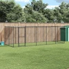 Lauko voljeras šunims su stogu, plienas, 12,1m²