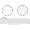 Lauko voljeras šunims su stogu, sidabrinis, 10x6x2,5m, plienas