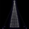 LED Kalėdų eglutė 1534 LEDs Šaltai Balta 500 cm