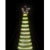 Šviečianti Kalėdų eglutė, 500cm, 1544 šaltos LED, kūgio formos