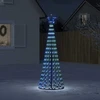 Šviečianti Kalėdų eglutė, 180cm, 275 mėlynos LED, kūgio formos