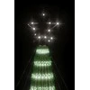 Šviečianti Kalėdų eglutė, 180cm, 275 šaltos LED, kūgio formos