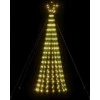 Šviečianti Kalėdų eglutė, 180cm, 275 šiltos LED, kūgio formos
