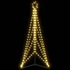 LED Kalėdų eglutė 363 LEDs Šilta Balta 182 cm
