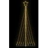 LED Kalėdų eglutė 447 LED Šiltai Balta 250 cm