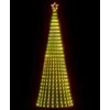 LED Kalėdų eglutė 475 LED Šiltai balta 247 cm