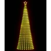 LED Kalėdų eglutė 475 LED Šiltai balta 247 cm