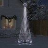 LED Kalėdų eglutė 495 LED Šaltai Balta 300,5 cm