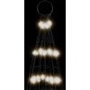 Kalėdų eglutė ant vėliavos stiebo, 500cm, 1534 šaltos LED
